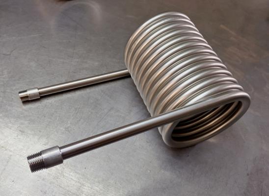 Edelstahlspirale - Ø 15 cm - 6 Meter